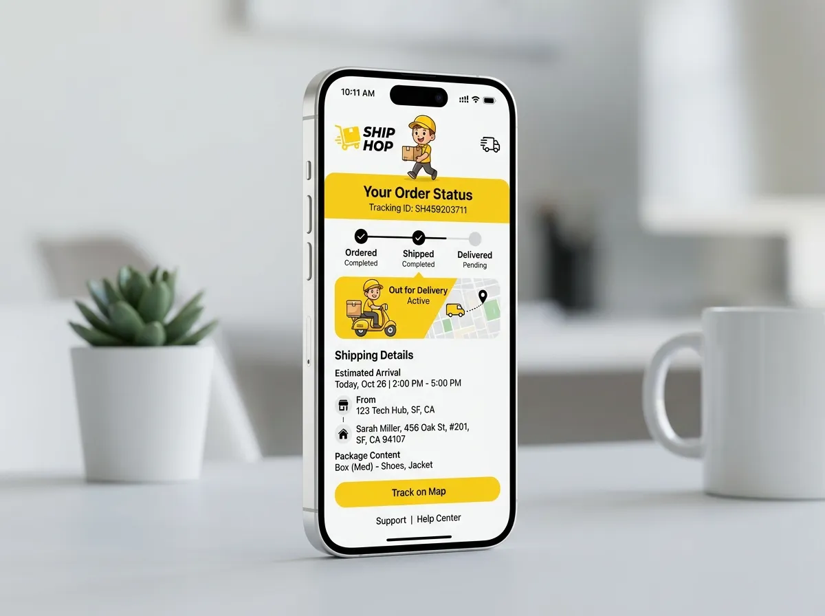 iOS Delivery/Shopping App Design